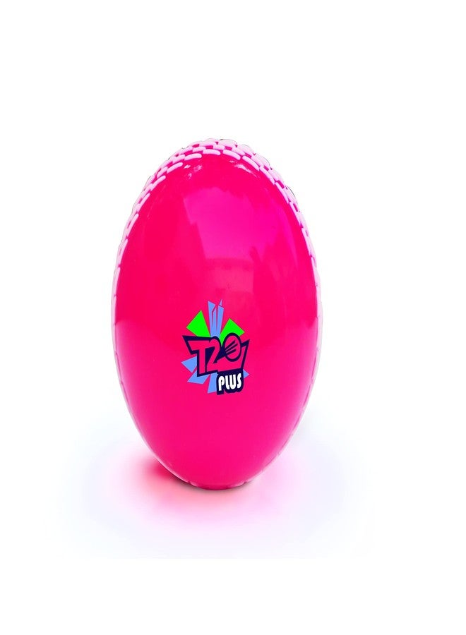 jaspo Synthetic Rubber T-20 Plus Practice Cricket Ball/Wind Balls (125-130 Gms) For - Indoor & Outdoor Street & Beach Cricket (Pink) - Image 1