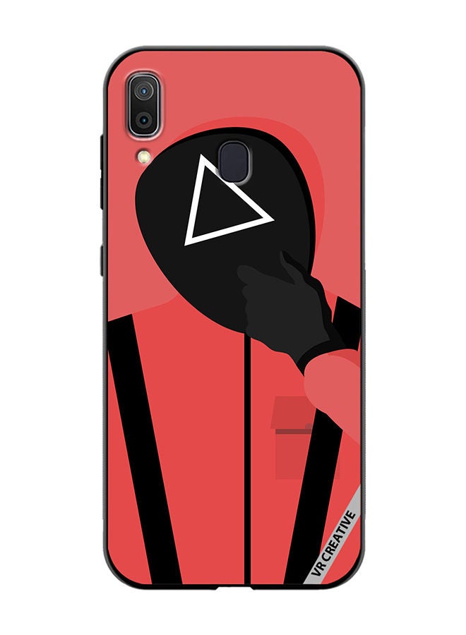 VR CREATIVE Protective Case Cover For Samsung Galaxy A30 Squid Game Soldier Design Multicolour - Image 1