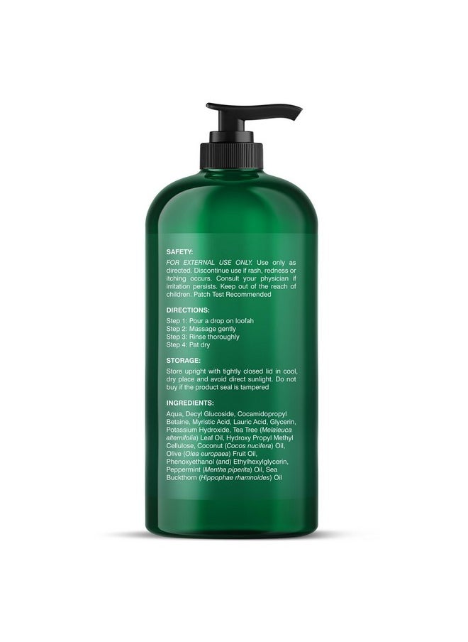 Botanic Hearth Botanic Hearth Tea Tree Body Wash Helps Nail Conditions Athletes Foot Ringworms Jock Itch & Body Odor Soothes Itching & Promotes Healthy Skin and Feet Naturally Scented 16fl oz  - Image 2