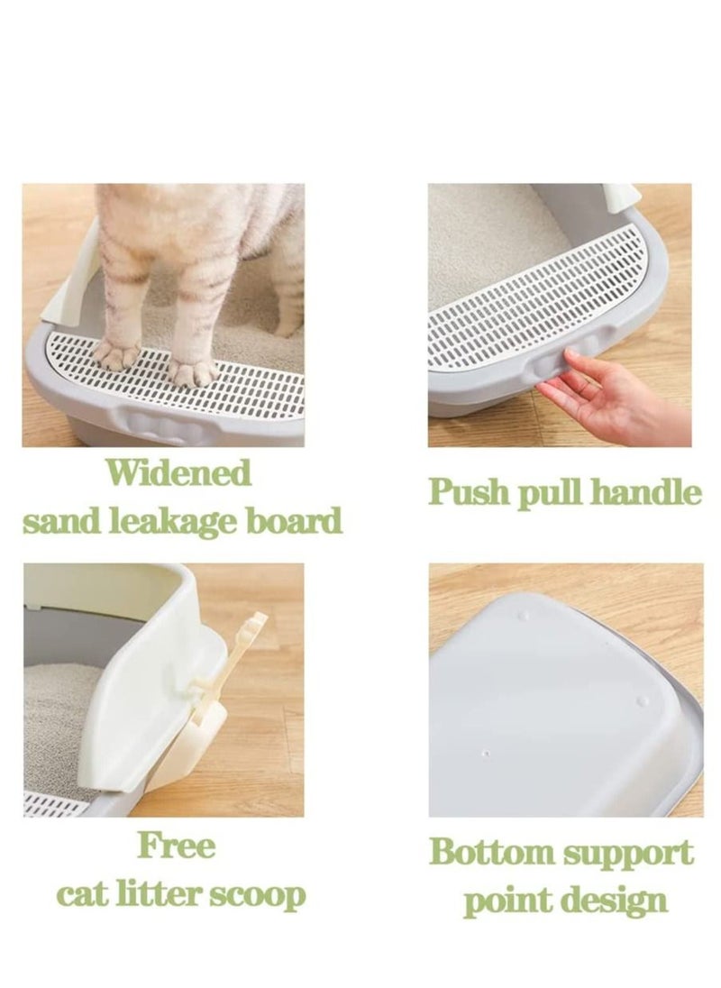 Neostyle Semi Enclosed Cat Litter Box with Round Edges  - Image 5