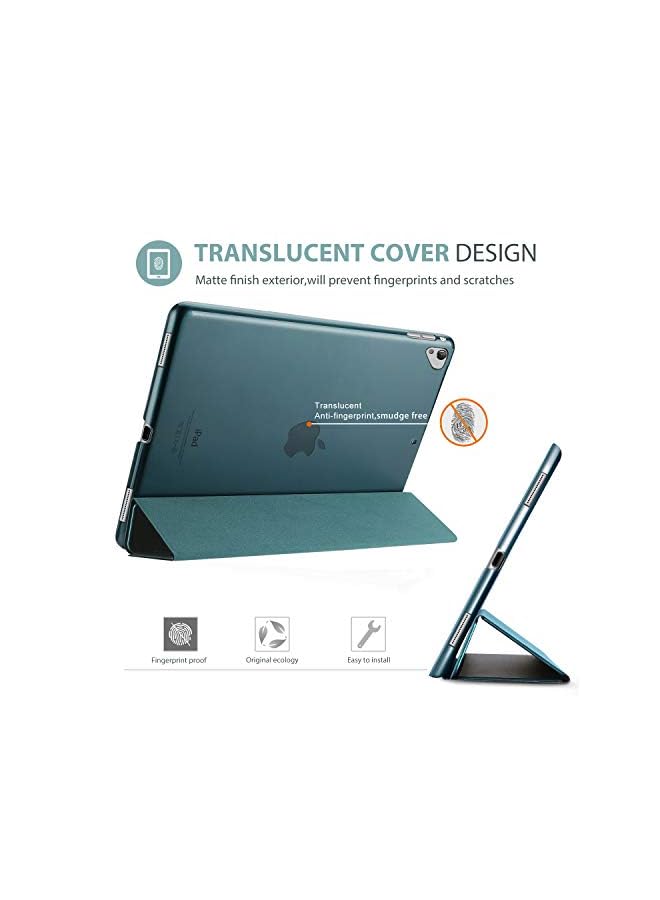 Procases Ipad Pro 12.9 2017/2015 Case (Old Model, 1St & 2Nd Gen), Ultra Slim Lightweight Stand Smart Case Shell With Translucent Frosted Back Cover For Apple Ipad Pro 12.9 Inch -Teal - Image 2