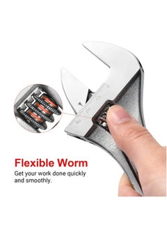 Jetech Jetech 250 mm（10 Inch） Adjustable Wrench with Softgrip Handle - Professional Shifter Spanner with Wide Caliber Opening  - Image 3
