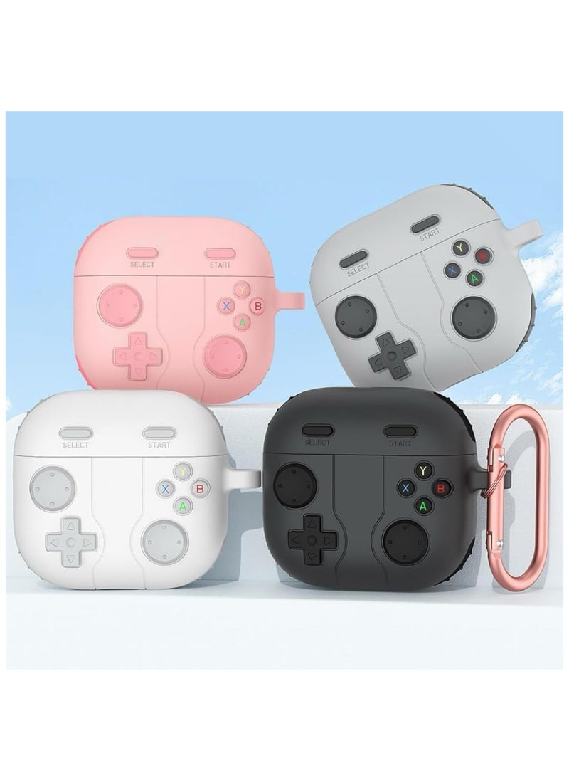 Generic - Case for AirPods 4 Case Cover with Keychain,Classic Handheld Game Console Design Shockproof Protective Skin Cover - Image 1