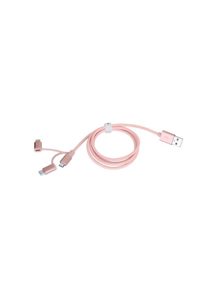 Momax - MOMAX One Link 3-in-1 (USB-A to Micro/Lightning/Type C) (1M) - Image 1