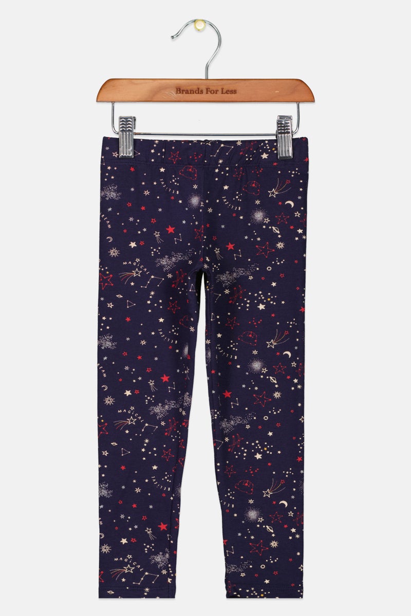 Hamleys Toddlers Girl Allover Print Leggings, Multicolor - Image 2