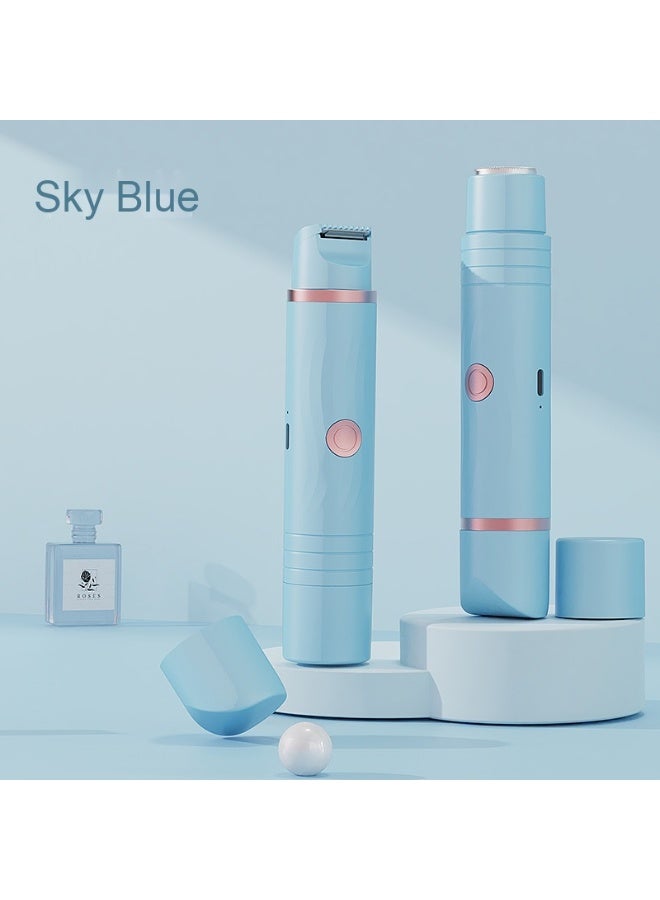 شاحن نوع C لإزالة الشعر الكهربائي مزدوج الرأس للنساء