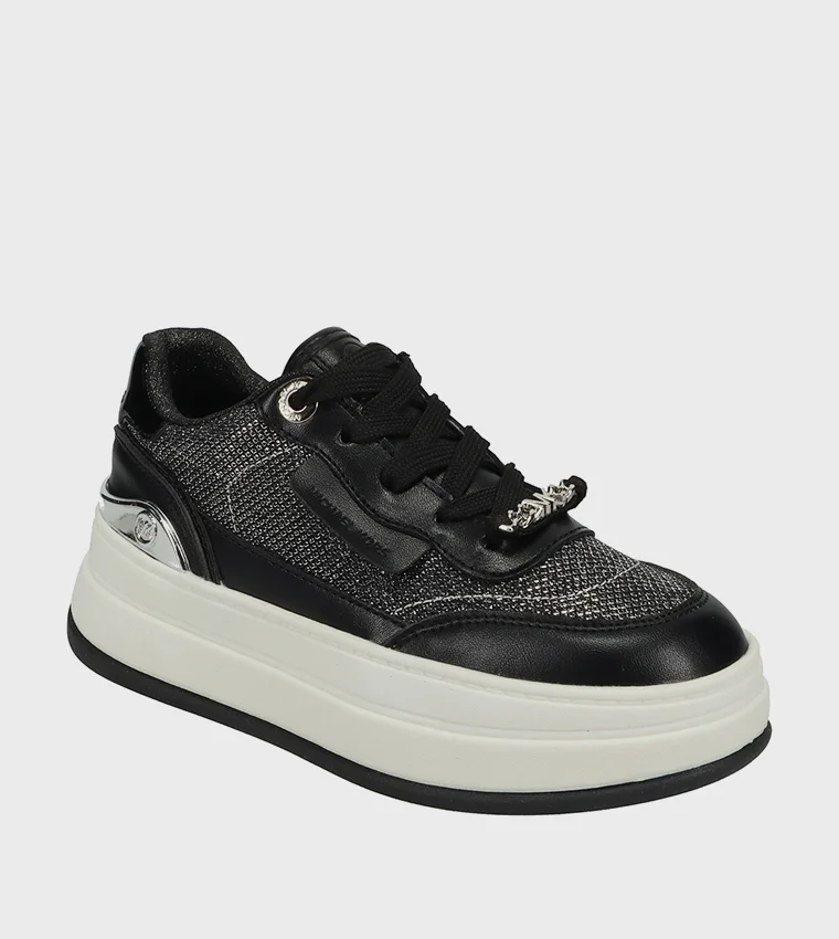 مايكل كورس HAYES Monogram Platform Sneakers