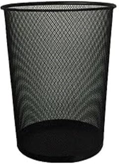 Generic Metal Mesh Waste Bin-black 