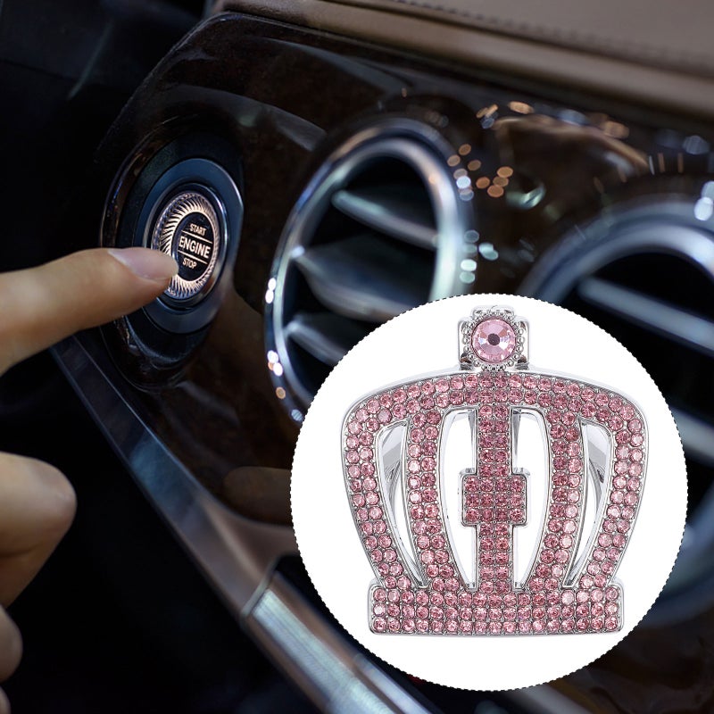🚗 غطاء زر تشغيل السيارة مقاوم للتآكل وقوي للاستخدامات السيارة - Image 1