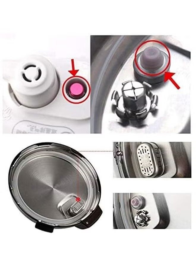 4pcs Electric Pressure Cooker Accessories Pressure Cooker Replacement Parts Float Valve Metal Pressure Pot Float Valve Float Valves Parts Spare Parts for Pressure Cooker Pot Parts - Image 3