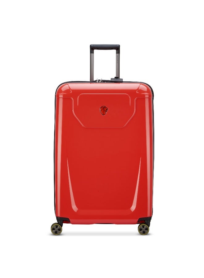 PEUGEOT Voyages Zip 76 cm Hardcase 4 Double Wheel Expandable Check-In Luggage Trolley - Red  - Image 1