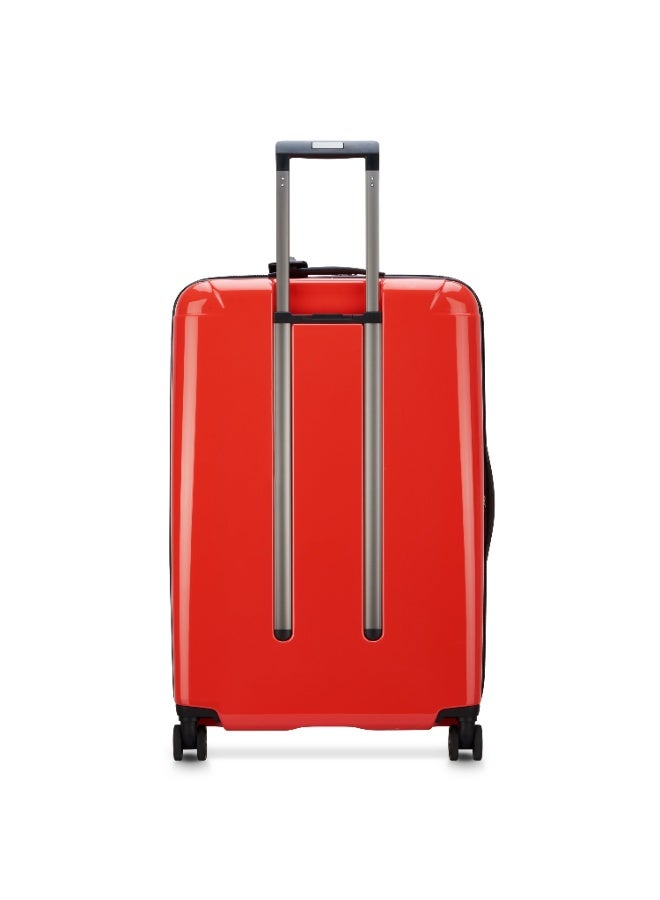 PEUGEOT Voyages Zip 76 cm Hardcase 4 Double Wheel Expandable Check-In Luggage Trolley - Red  - Image 4