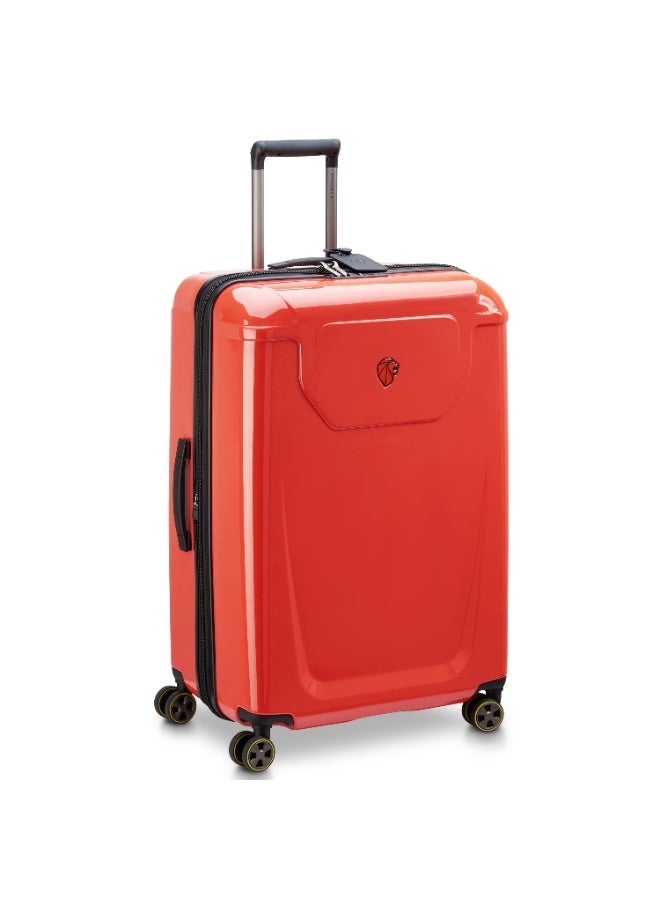 PEUGEOT Voyages Zip 76 cm Hardcase 4 Double Wheel Expandable Check-In Luggage Trolley - Red  - Image 2