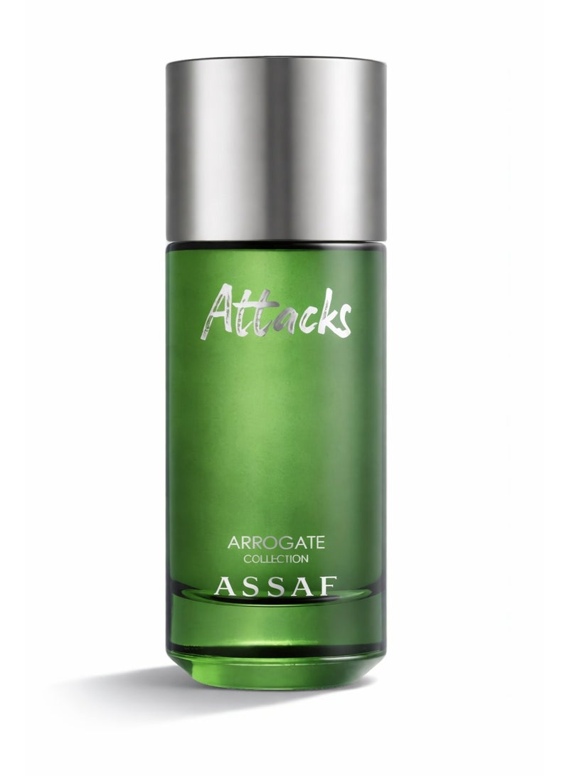 Assaf Attack  150 ML – Eau De Parfum Long Lasting Strong Fragrance | Premium Arabic Perfume for Men & Unisex | Woody Amber Musky Scent - Image 1