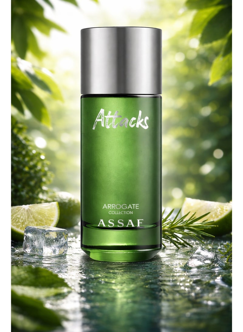 Assaf Attack  150 ML – Eau De Parfum Long Lasting Strong Fragrance | Premium Arabic Perfume for Men & Unisex | Woody Amber Musky Scent - Image 2
