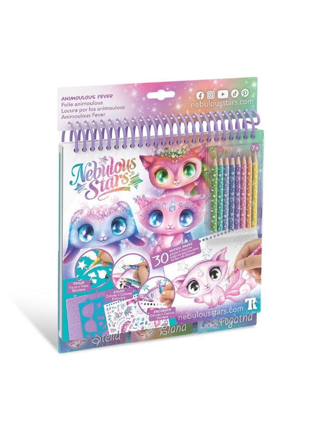 Nebulous Stars Animalious Fever Creative Sketchbook Set (Paperback) - Image 1