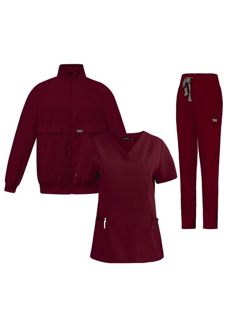 KUYING Quick Drying New Product Slim Fit Fashionable Medical Work Suit Set  - Image 1