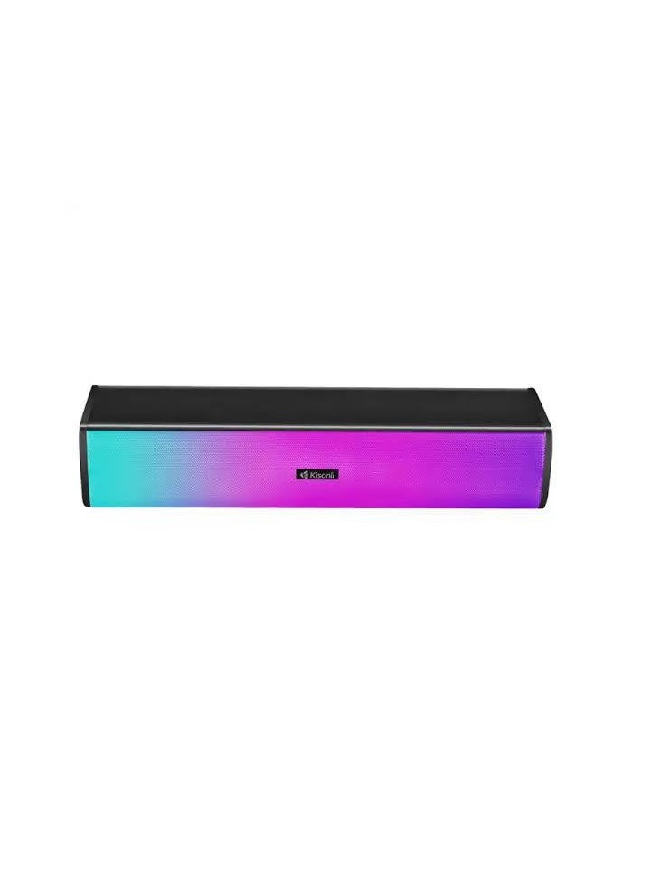Kisonli - Speaker Multimedia i-630 computer USB Plug RGB Colorful Light - Image 1