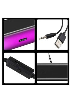 Kisonli Speaker Multimedia i-630 computer USB Plug RGB Colorful Light  - Image 4