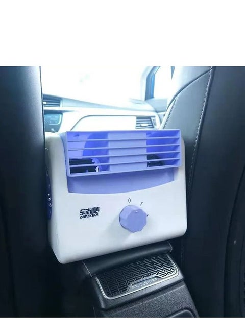 24V powered portable 2 speeds adjustable car summer cooling fan.