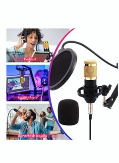 Sharpdo Sharpdo V8 BM-800 Microphone Kit With Live Sound Card,Adjustable Mic Suspension Metal Shock Mount, Microphone Karaoke Entertainment Equipment With Double-Layer Filter For Studio Recording & Broadcasti  - Image 5