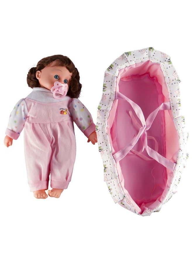 حديقة الألعاب دمية أطفال مع حقيبة حمل – خفيفة الوزن ولطيفة مناسبة للأطفال للعب والسفر - Image 1