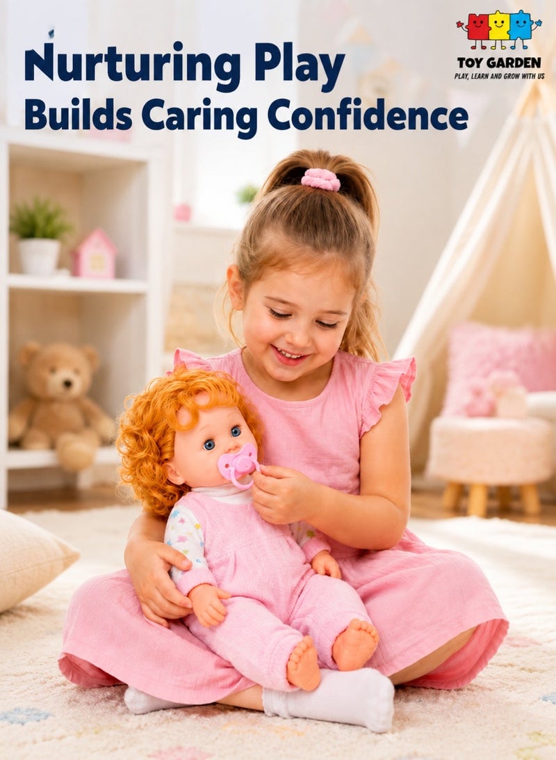 TOY GARDEN Baby Doll with Carry Bag – Soft, Lightweight & Portable Toddler Toy for Kids Playtime and Travel Fun - Image 1
