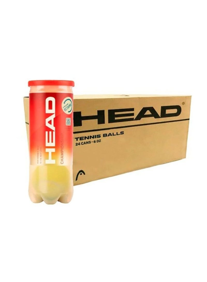 Championship Tennis Balls | Box Of 24 Cans
