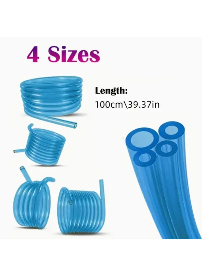 Yellow Fuel Hose Set of 4 Different Sizes 39 37 Inches For Chainsaws Lawn Mowers - Image 4