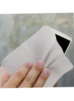 Oasisgalore 20pcs Suede Cleaning Cloths for Jewelry and Glasses, Silver Polishing Wiping Cloths  - Image 4