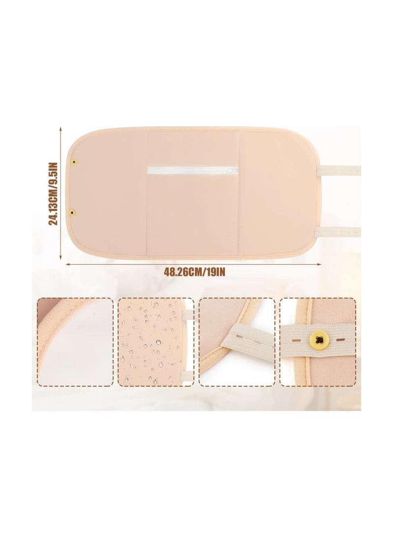 KASTWAVE Castor Oil Pack, TPU Castor Oil Pack Preventing Leakage Waistband Compress, Reusable Castor Oil Kit Wrap for Liver (Castoroil Not Included)  - Image 4