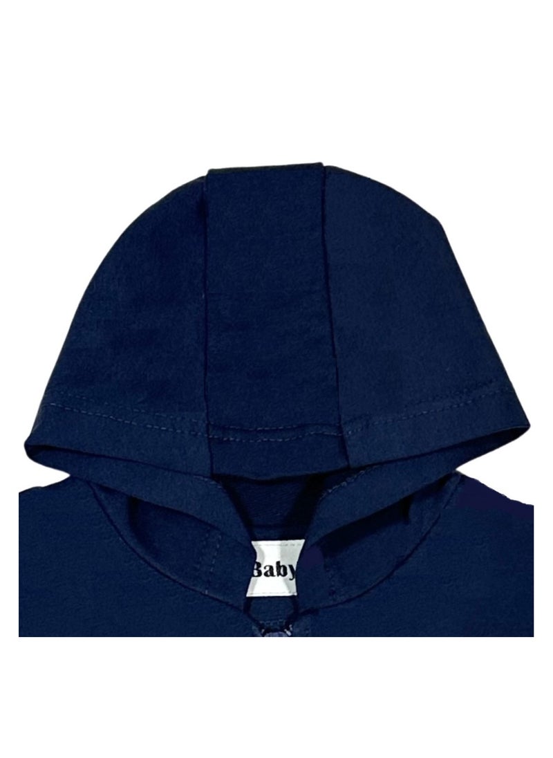 Baby Co. Navy Light Sports Jacket (Zip-up Hoodie)  - Image 4