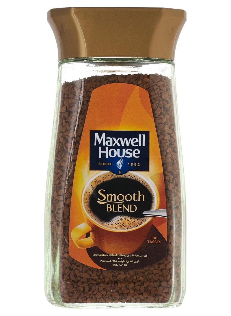 Maxwell House Smooth Blend, Instant Coffee Jar - 190g  - Image 1