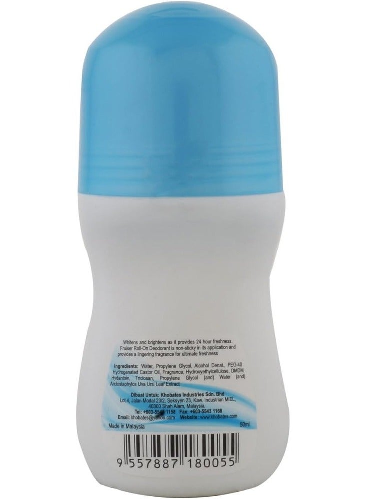 فروزير مزيل عرق رول أون ديسكريت - تركيبة مبيضة - انتعاش يدوم 24 ساعة - 50 مل - Image 2