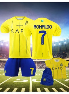 CR7 Football Jersey for Children Football No.7 Football Jersey 22/23 Home / Away Jersey, Football Jersey, Football Jersey, Football T-Shirt, Shorts  - Image 1