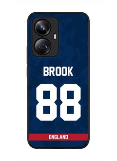 Cover for Realme 10 Pro Plus 5G Case , Rugged Black Slim fit Flexible Thin Protective Phone Cases - Player Name - Harry Brook, Jersey Number- 88