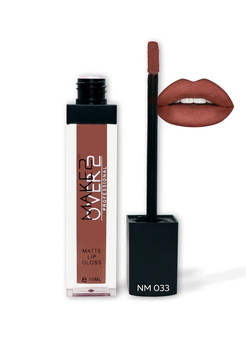 MAKE OVER 22 - MakeOver22 Matte Lip Gloss - NM033 - Image 1