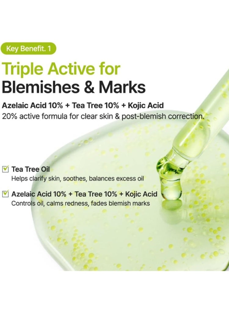 PURITO SEOUL Azelaic Acid 10 Kojic Tea Tree Serum – Korean Brightening Serum for Blemishes & Uneven Skin Tone - Image 4