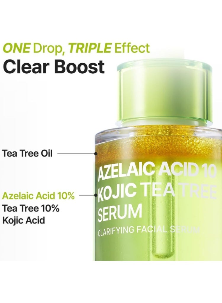 PURITO SEOUL Azelaic Acid 10 Kojic Tea Tree Serum – Korean Brightening Serum for Blemishes & Uneven Skin Tone - Image 2