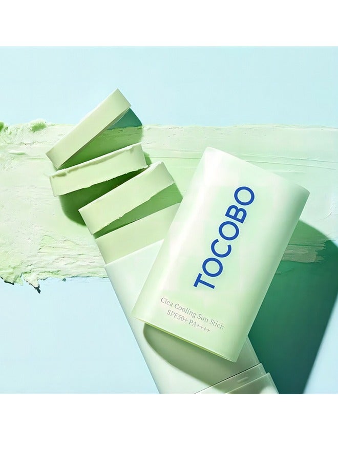 Tocobo Cica Cooling Sun Stick SPF50+ ，Fermented Cica Complex, Cooling Sun Stick, Reduces Skin Temperature, Quick Soothing, Lightweight and Moisturizing Sun Stick-18g - Image 3