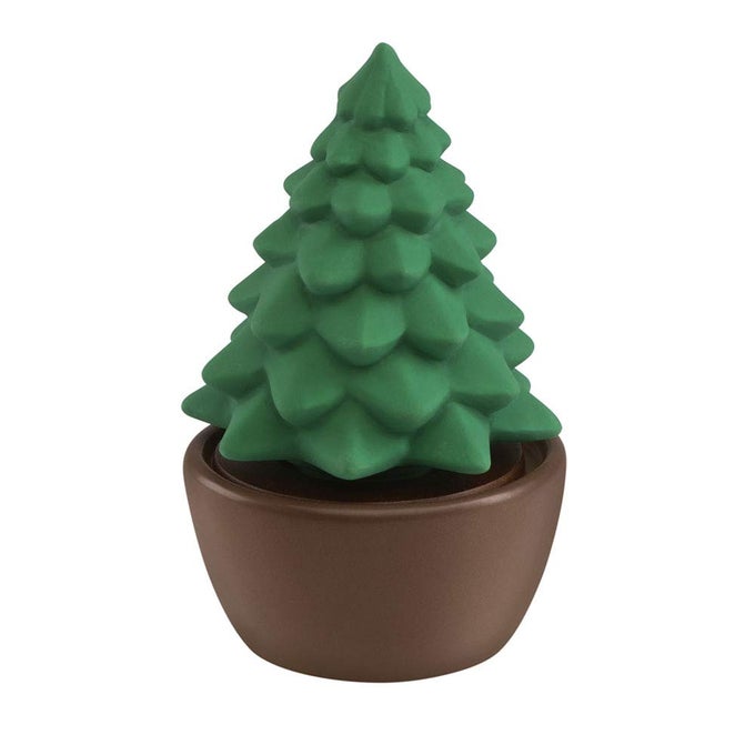 EVERGREEN CHRISTMAS TREE PORCELAIN AROMA DIFFUSER HOLIDAY DCOR FOR ESSENTIAL OILS