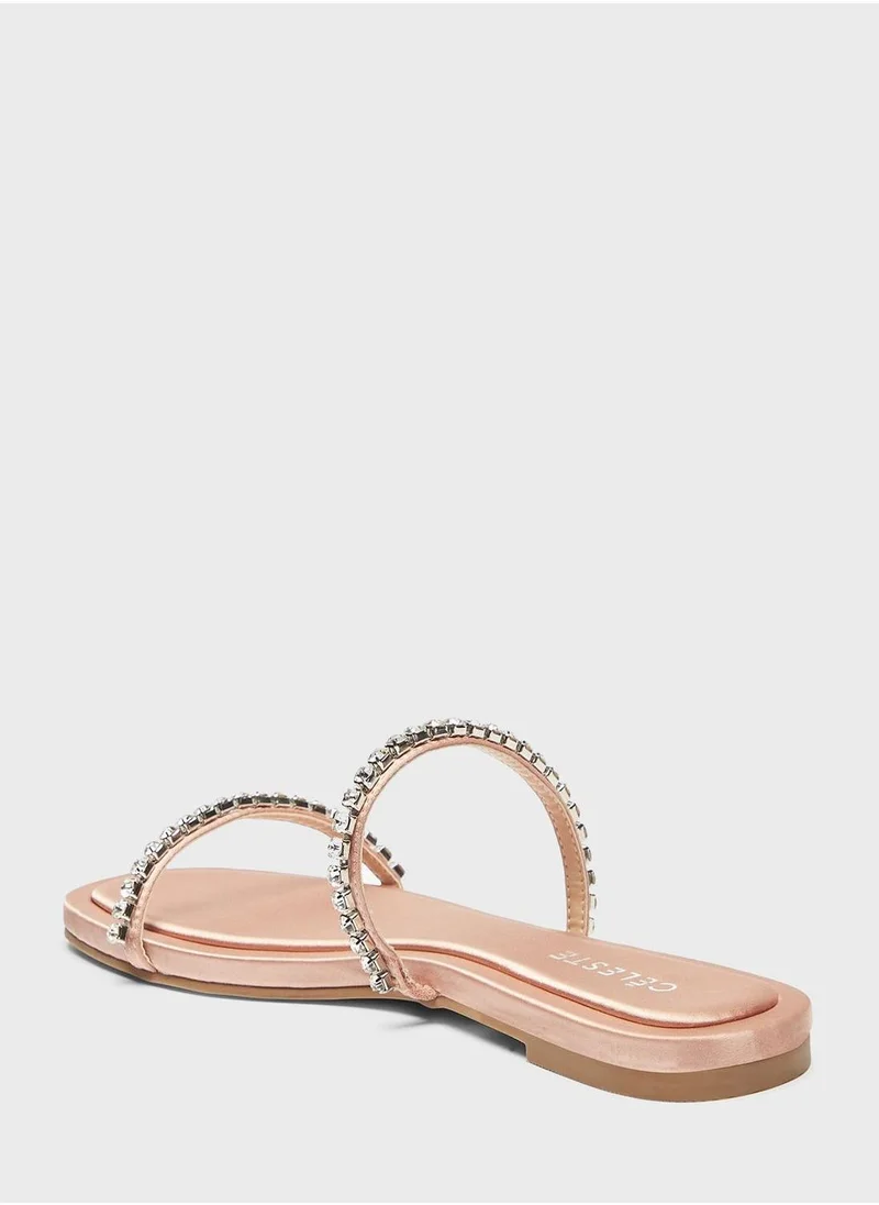 Celeste Strappy Flat Sandals