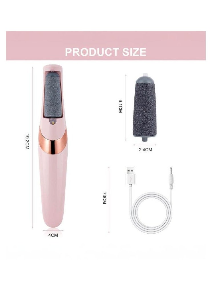 Generic - USB Dead Skin Remover – Rechargeable, Portable Foot and Hand Care Tool – Effective Callus Remover and Exfoliator for Smooth, Soft Skin – Ergonomic Design, Easy to Use for Home Pedicure and Manicure - Image 1