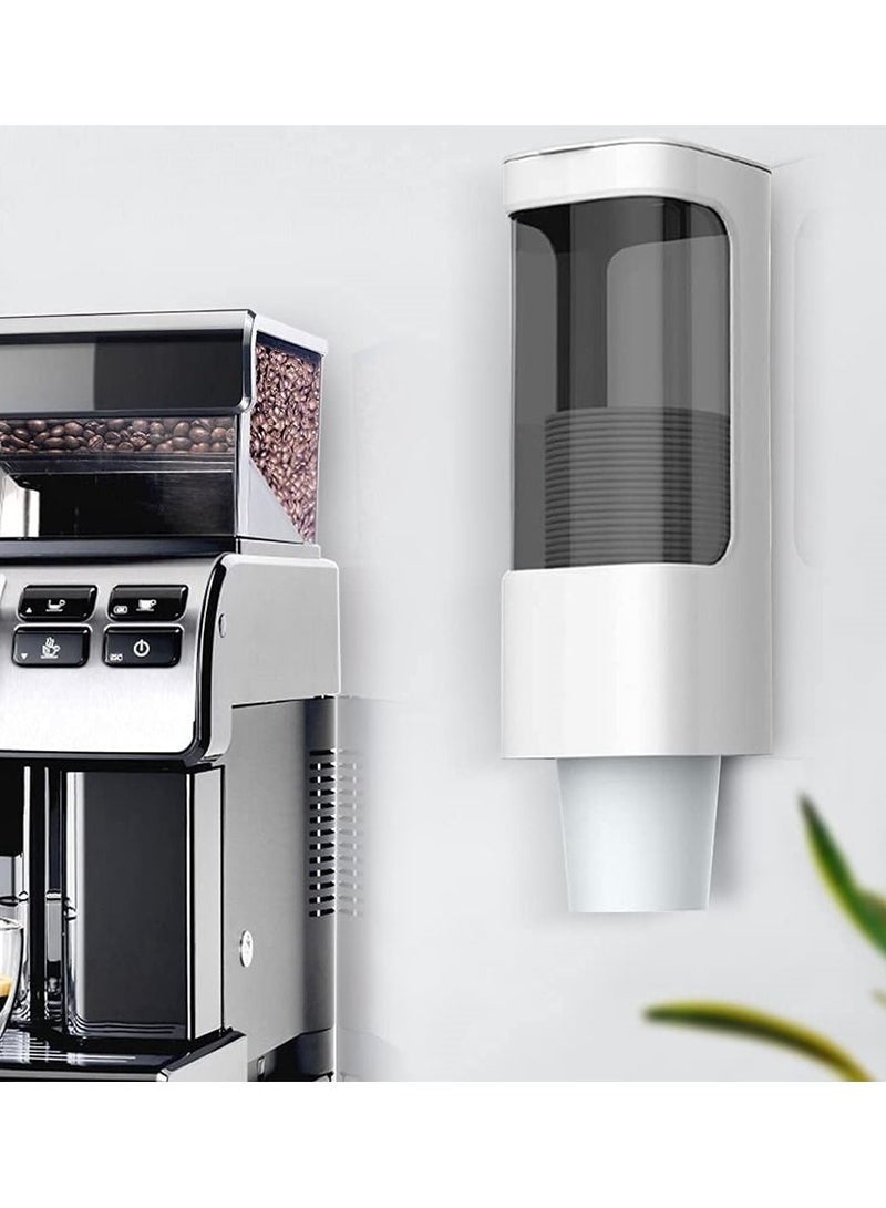 SYOSI Cup Dispenser for Water Dispenser, Pull Type Water Cooler Cup Holder Fit 3oz - 5oz Small Cups, Wall Mount Bathroom Disposable Cups Dispenser for Home Office Hospital - Image 2