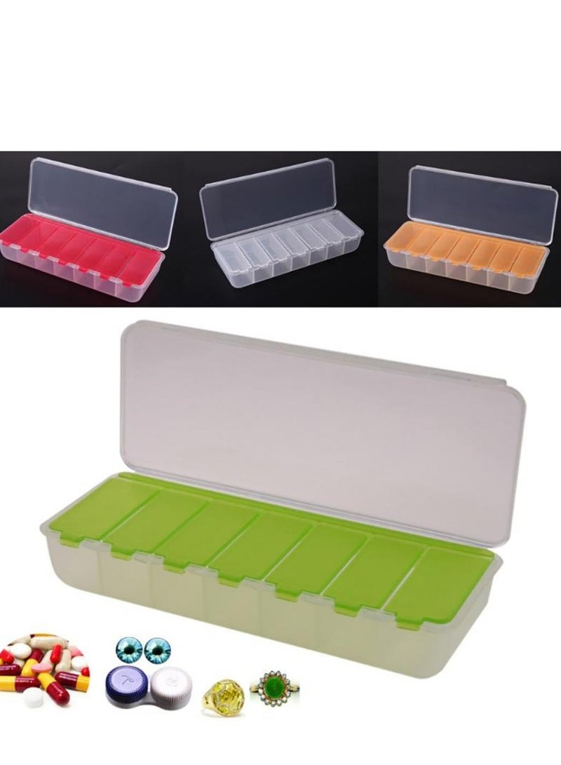 Bluelans Portable 7 Compartments Travel Pill Box - Image 4
