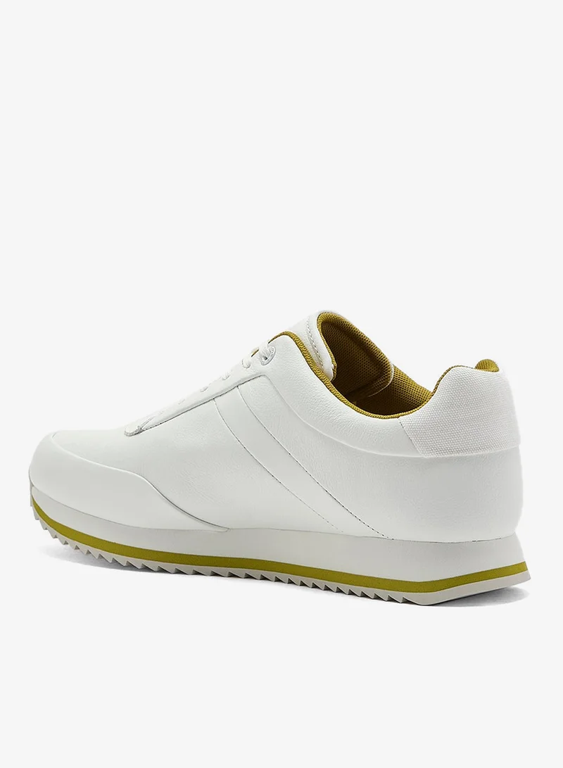 CALVIN KLEIN LACE UP RUNNER TRAINERS