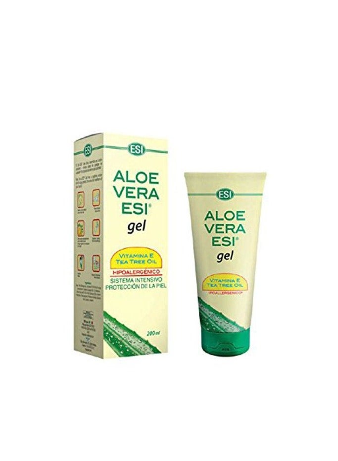 ESI Esi Aloe Vera Gel Vitamin E + Tea Tree 200 ml