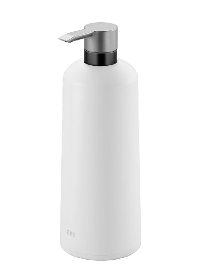 EKO Aroma Life Elegant Design ABS Soap Dispenser White and Silver 24 x 19 x 26.5 cm EK6085L 