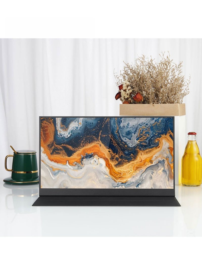 besrey  Portable Monitor 18 inch 120HZ 100% sRGB 1200P with VESA & Stand 180° Adjustable Ultra-Slim & Lightweight Frameless FHD FreeSync IPS HDR Gaming Display, Travel Second Monitor for Laptop - Image 2