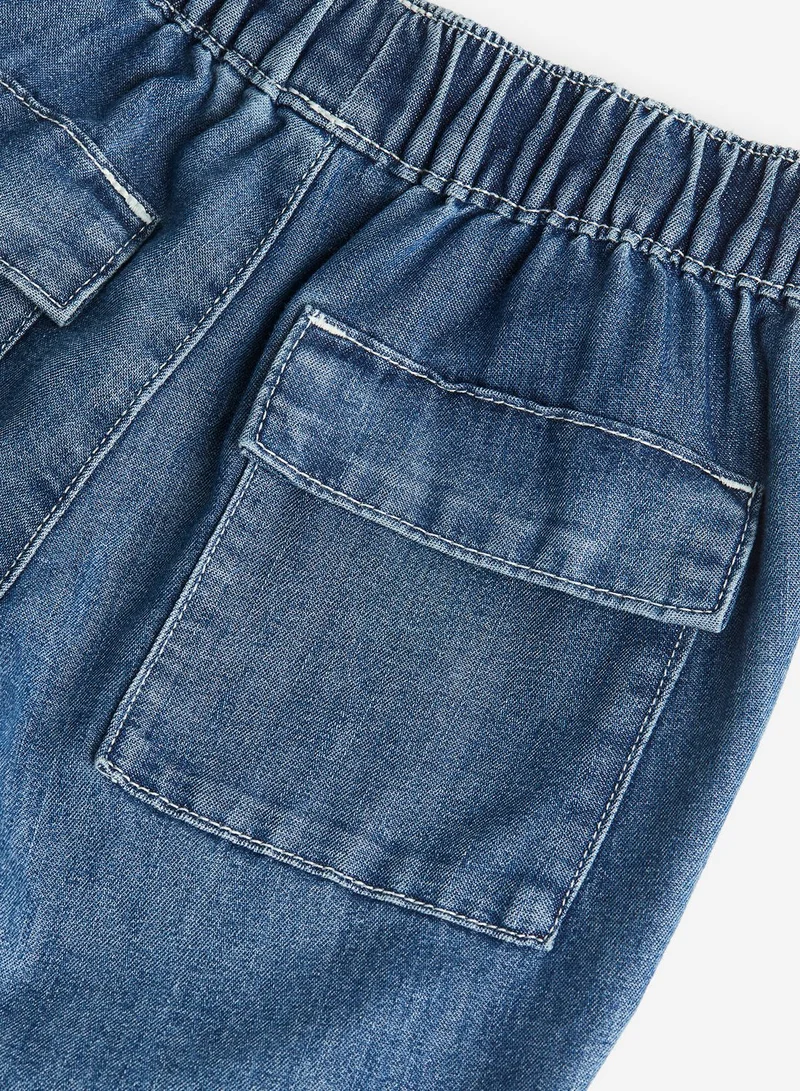 H&M Kids Parachute Denim Joggers